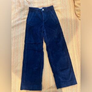 Navy Everlane corduroy pants